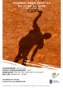 affiche tournoi