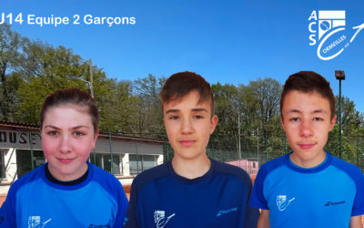 Equipe 2 Jeunes 13 / 14 ans