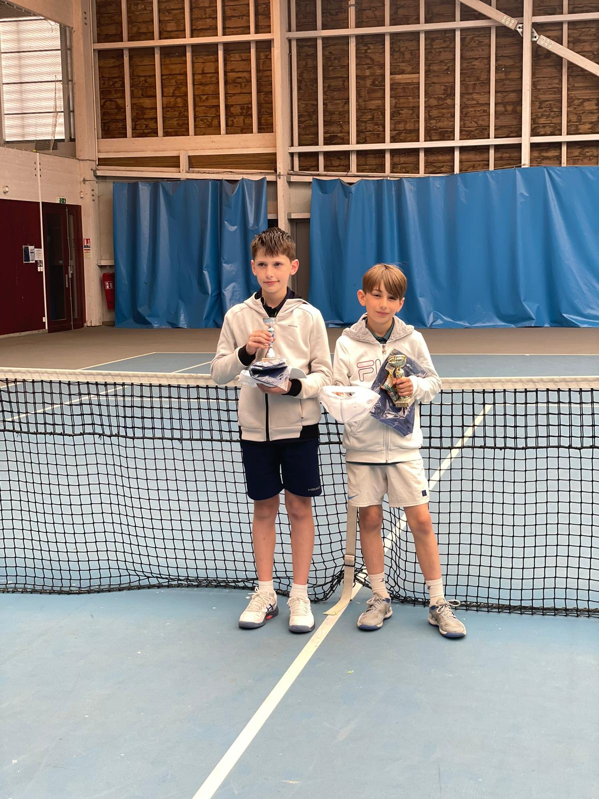 Thibaut Gaspar-Vainqueur-Tc-Jouy Le Moutier 11-12 ans -Pâques 2022