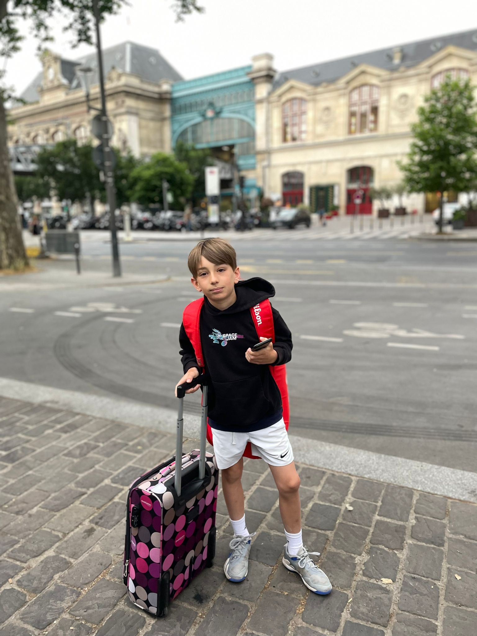 Gare Austerlitz pour Thibaut Direction Blois pour les Qualifs Nationales par équipe 10 ans
