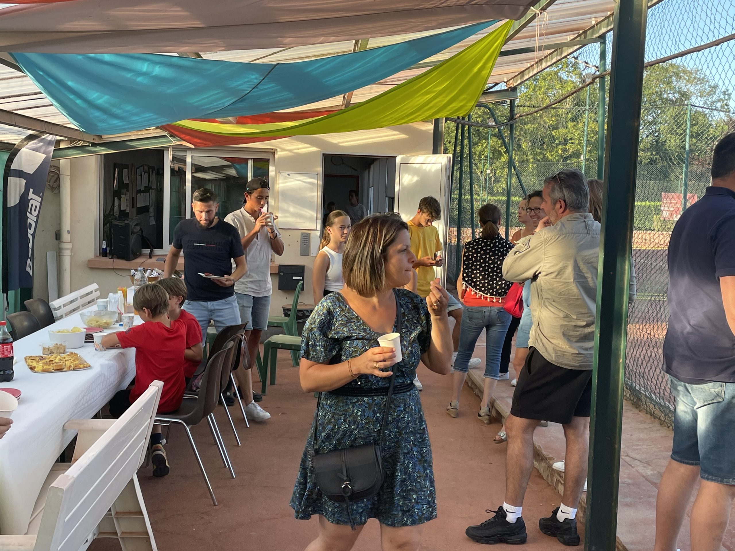 Le barbecue de fin de Tournée , les parents avaient le droit d'être présents ;)